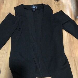 Dkny Black Off-the-Shoulder Sweater